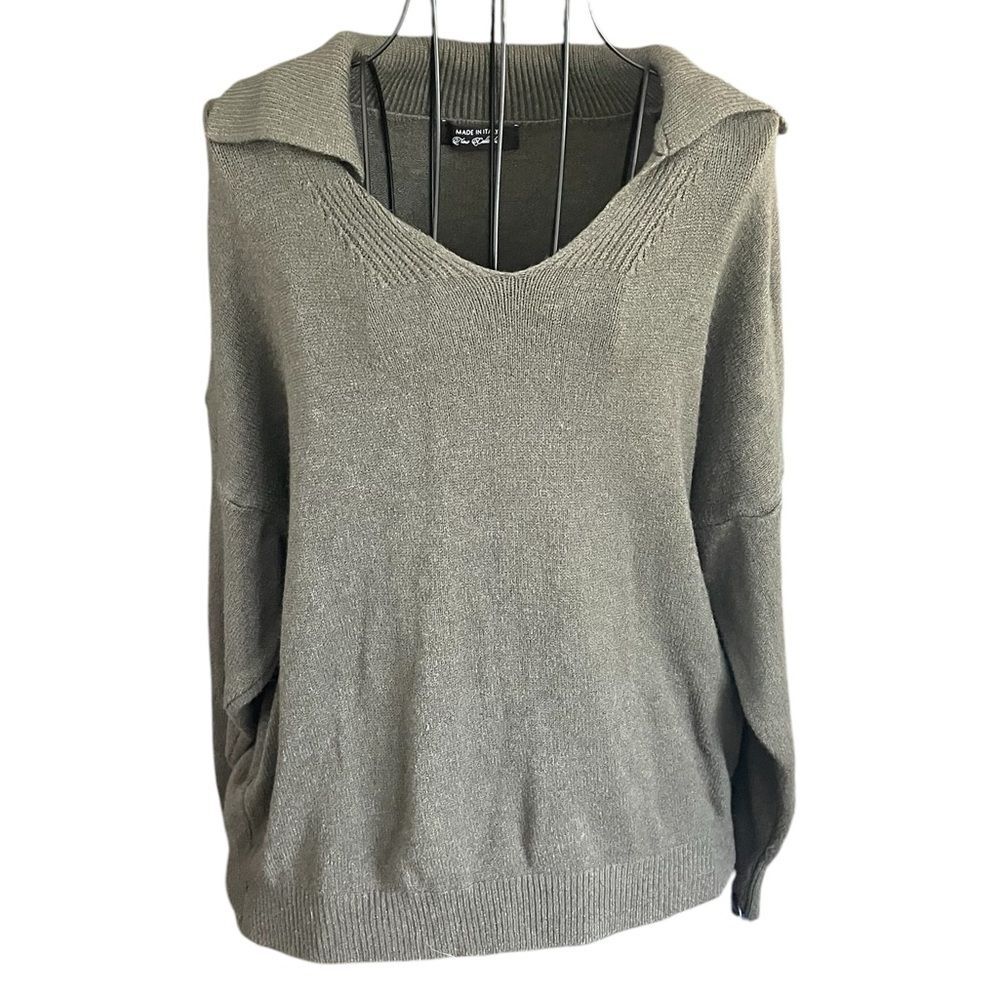 Made In Italy by New Collection Lana Wool Blend Pullover Sweater Women's Size XL